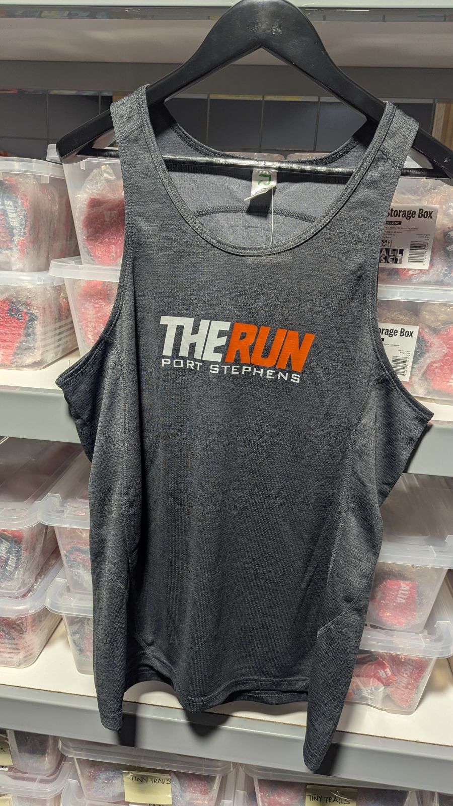 The Run Port Stephens Singlet