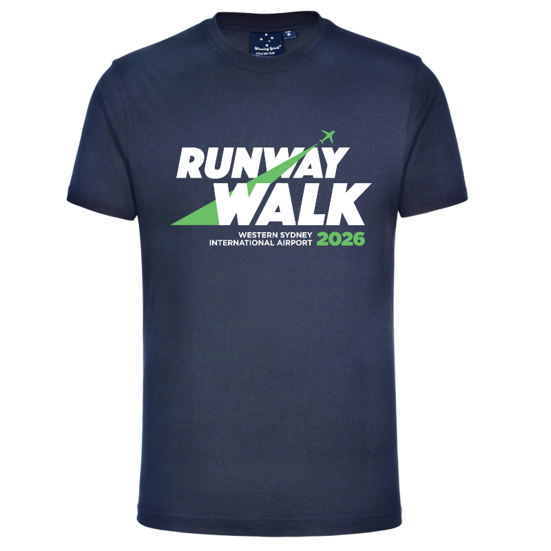 Runway Walk Tee Navy