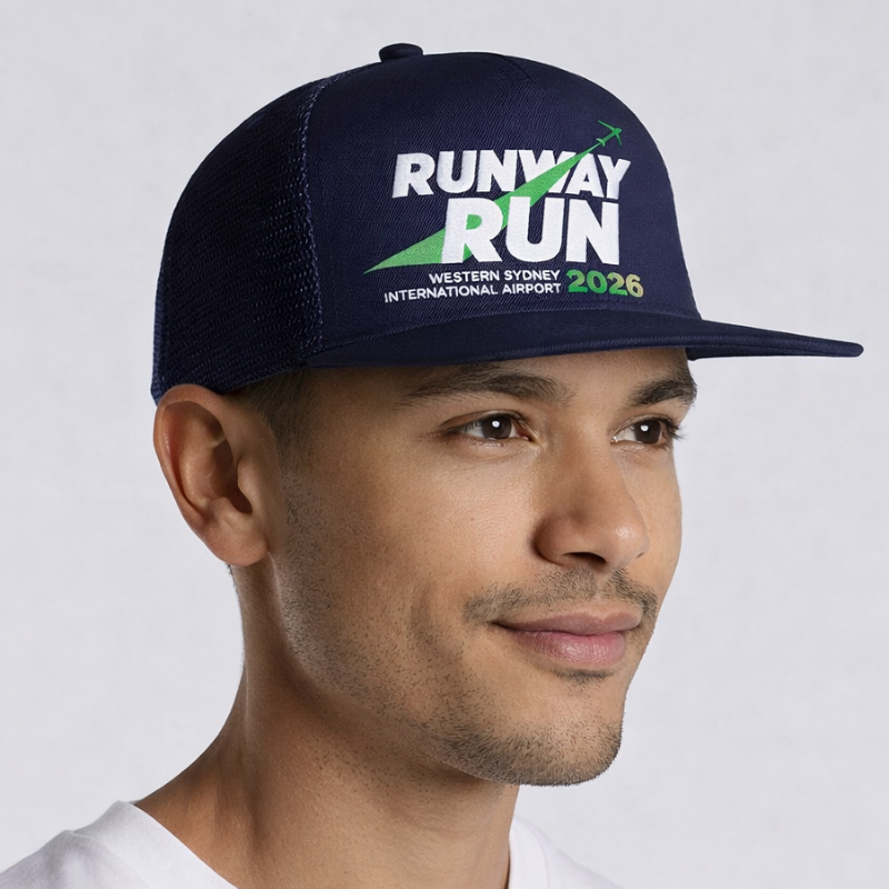 Runway Run Cap Navy