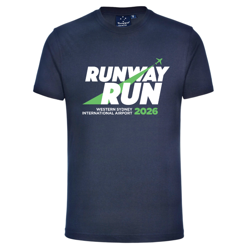 Runway Run Tee Navy