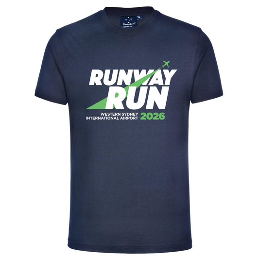 Runway Run Tee Navy