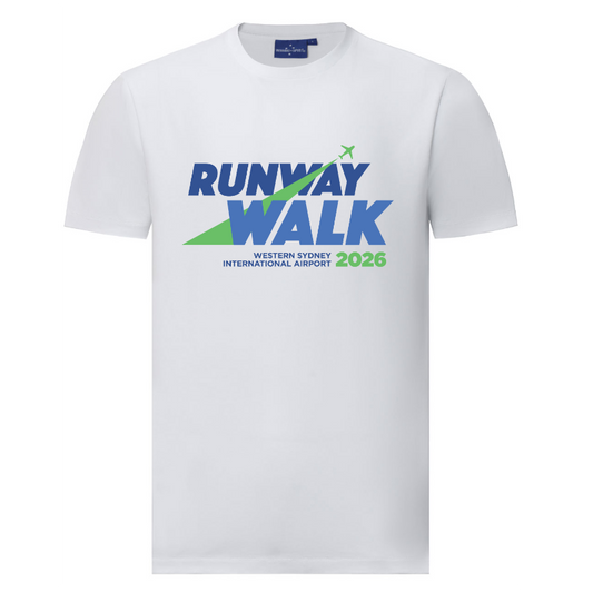 Runway Walk Tee White