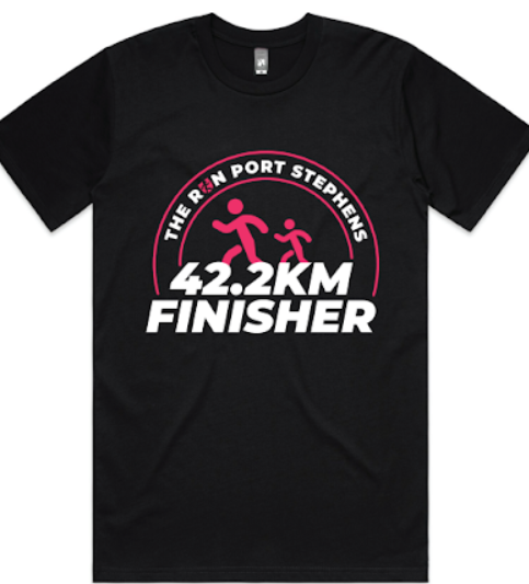 The Run Port Stephens Finisher T-Shirt